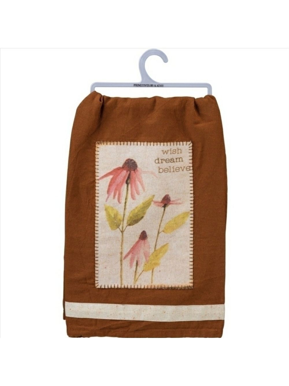 New Primitives by Kathy cotton Wish Dream believe kitchen bath hand towel